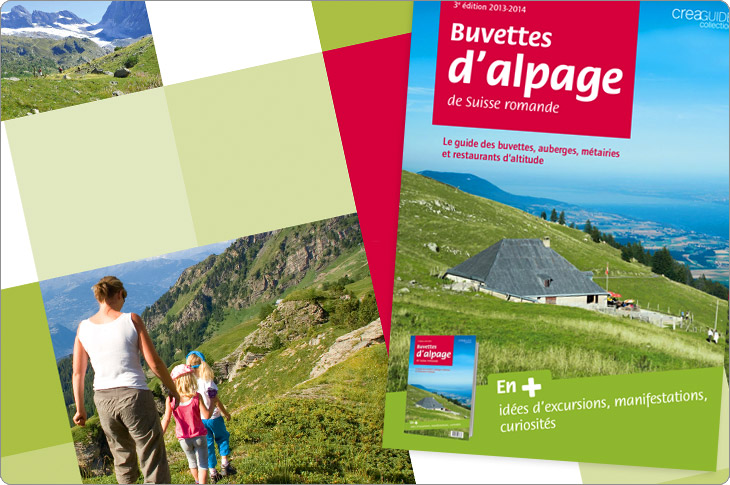 Guide des buvettes d'alpage, carte postal