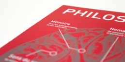 Flyer Philosophie création et réalisation