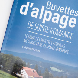 Couverture de la 5e edition du guide des buvettes d'alpage de suisse romande