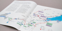 Plan carte. Conception et réalisation par graphistes à orbe.
