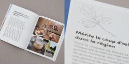 guide suisse romande, graphisme, mise en page livre, illustration double page