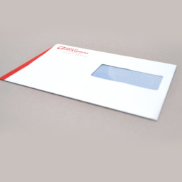 Conception graphique, enveloppe, logo, Pictogramme coeur et typographie