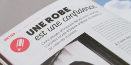 magazine o-doo, page metier, choix graphique, titre et chapeau