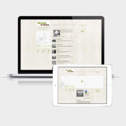 Délices Terroirs, webdesign, responsive design