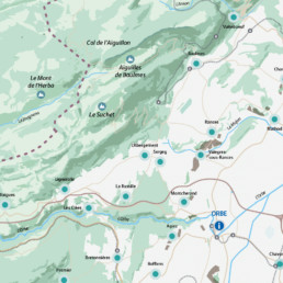 Plan, région vaud, dessin, ville, route